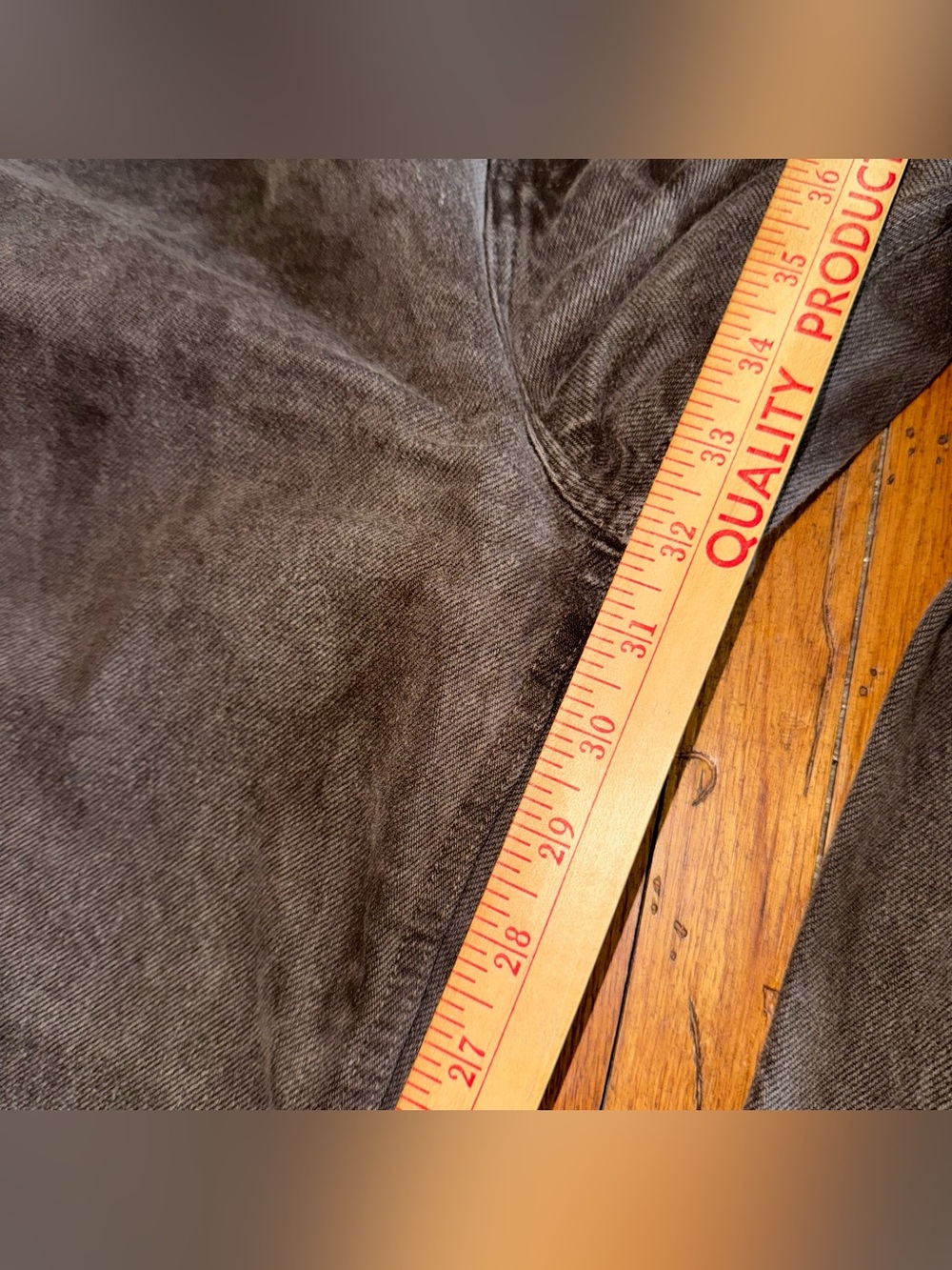 Reformation Cary High Rise Slouchy Wide Leg Jeans Brown Vintage Espresso Size 30 - Picture 15 of 15